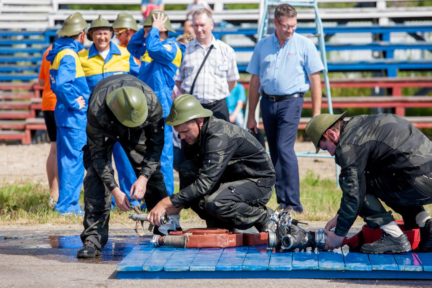 соревнования добровольных пожарных дружин на СХК