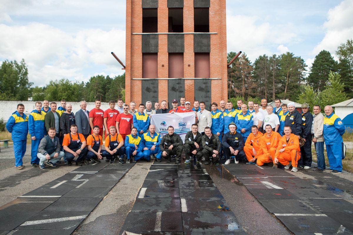 На СХК проведены соревнования добровольных пожарных дружин